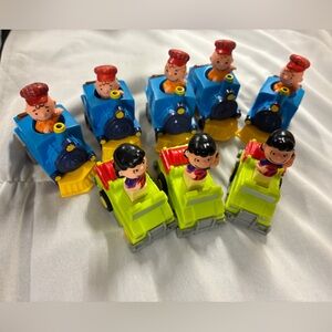 Vintage McDonald’s Peanuts Happy Meal Cars Charlie & Lucy  lot of 8